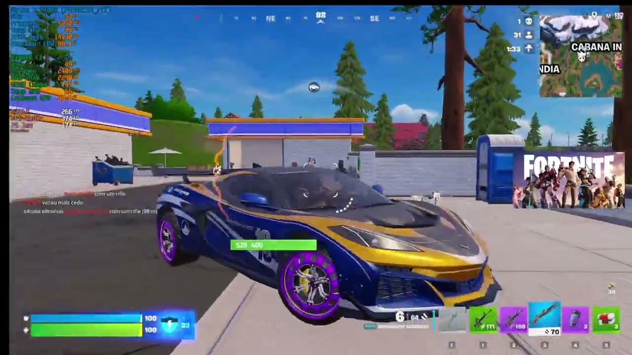 #fortnite Ryzen 7 7700x  + RX 6600 LE_FORTNITE   NOVA TEMPORADA VÍDEO 2