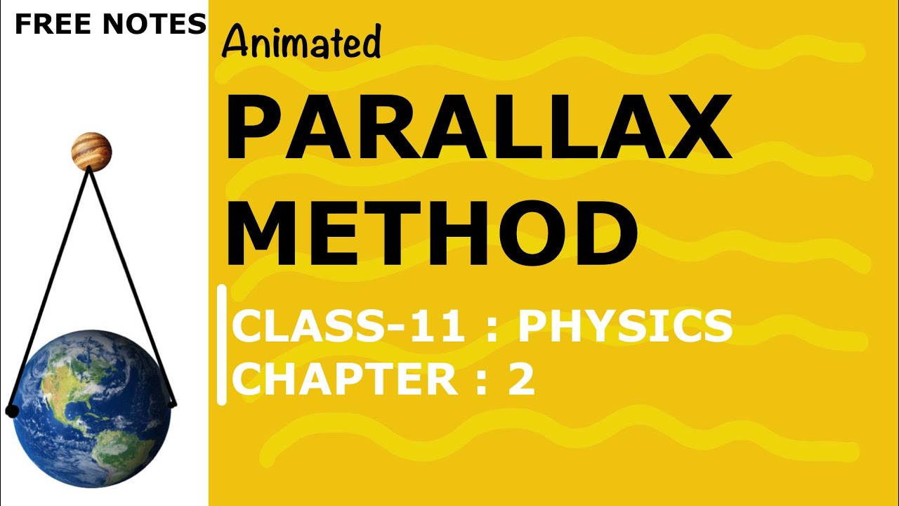 Physics class 11th : Measurement of length - [Part-3] (Parallax Method) - Knowit
