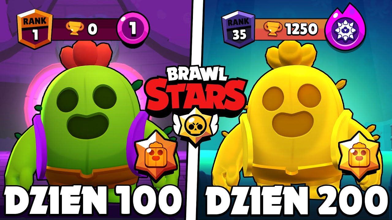 PRZETRWAŁEM 200 DNI w BRAWL STARS HARDCORE!