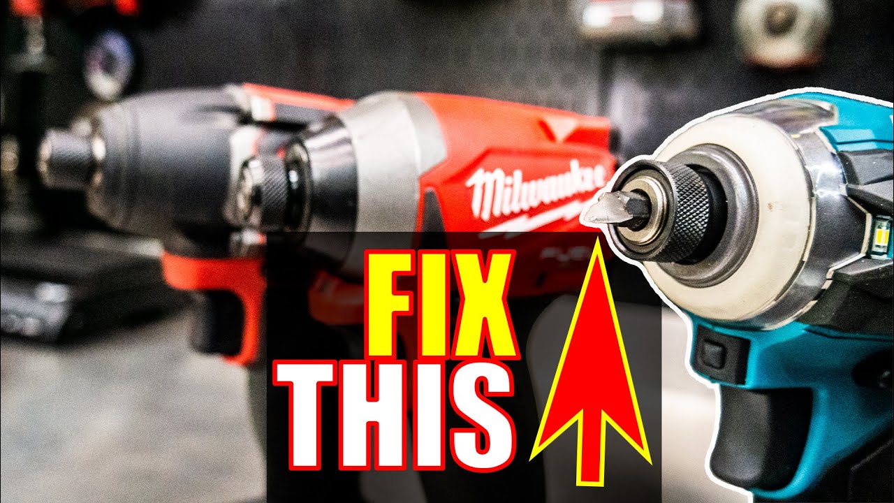 HOW TO Remove Broken Impact Driver Bits - Don't Get Mad! [EASY PEASY]