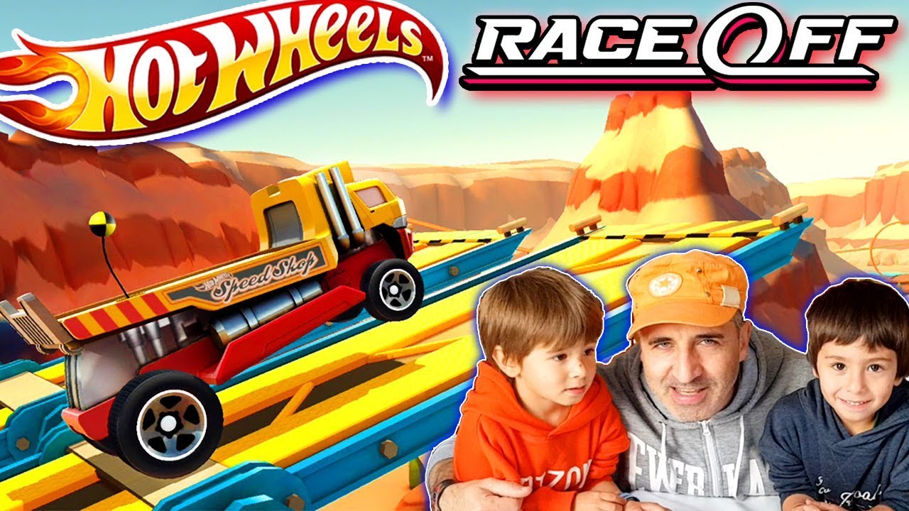 HOT WHEELS RACE OFF 🚒 JUGAMOS CON EL OFF-DUTY y THE HAULINATOR !! 🚌 Juegos Android para niños