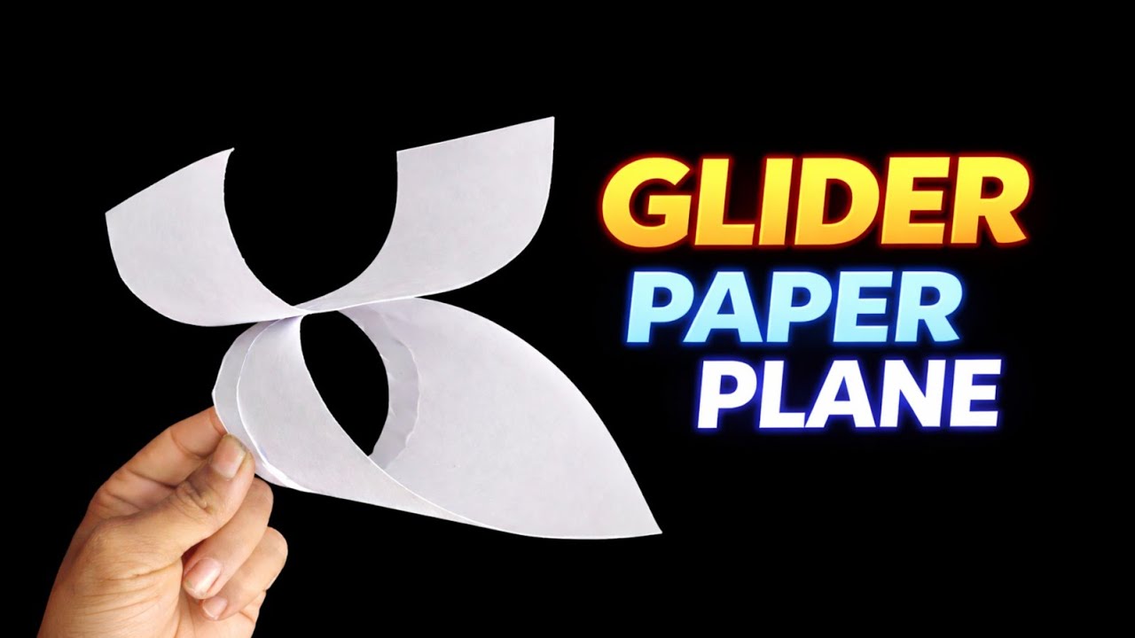 👉 Amazing Glider Paper Plane ✈️ | Paper Circle Airplane That Flies Super Long
