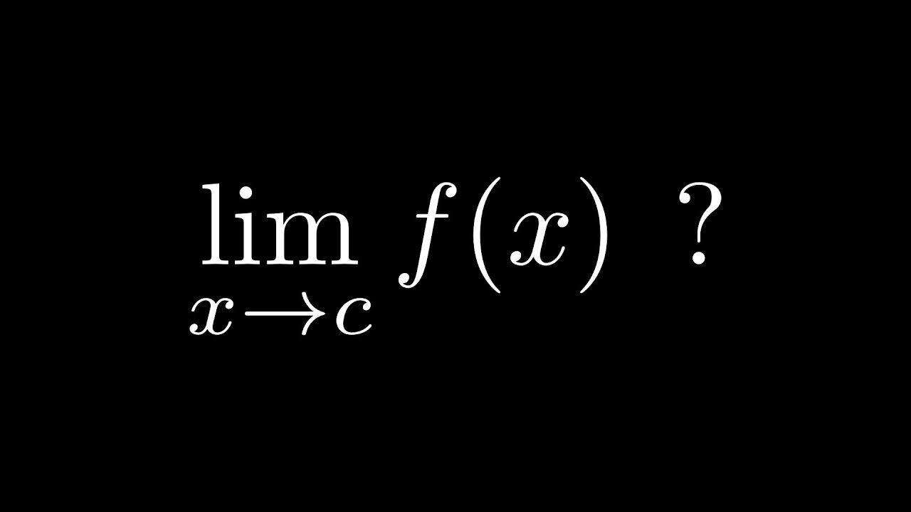 What is a Limit? (Quick and Simple)