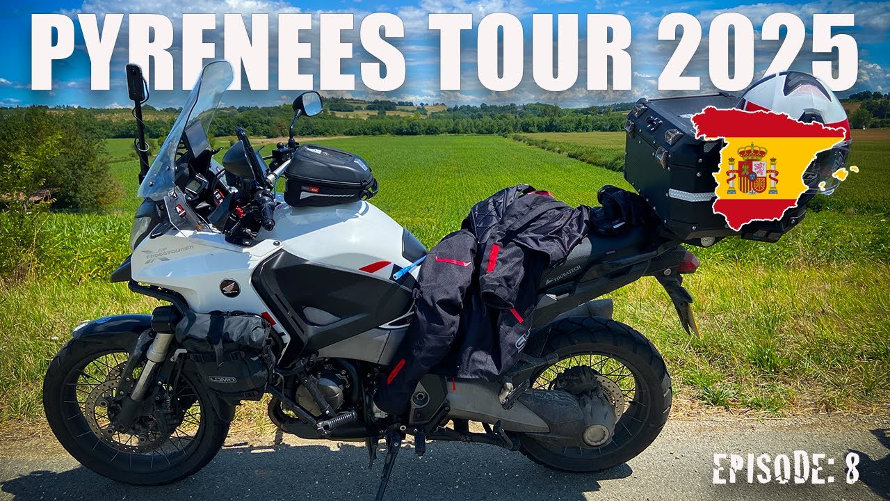 EP8: Мотоциклетный тур по Пиренеям | 🏍️ ЭПИЧЕСКИЙ МОТОТУР | Из Пиренеев в Марманд, Франция 🇫🇷