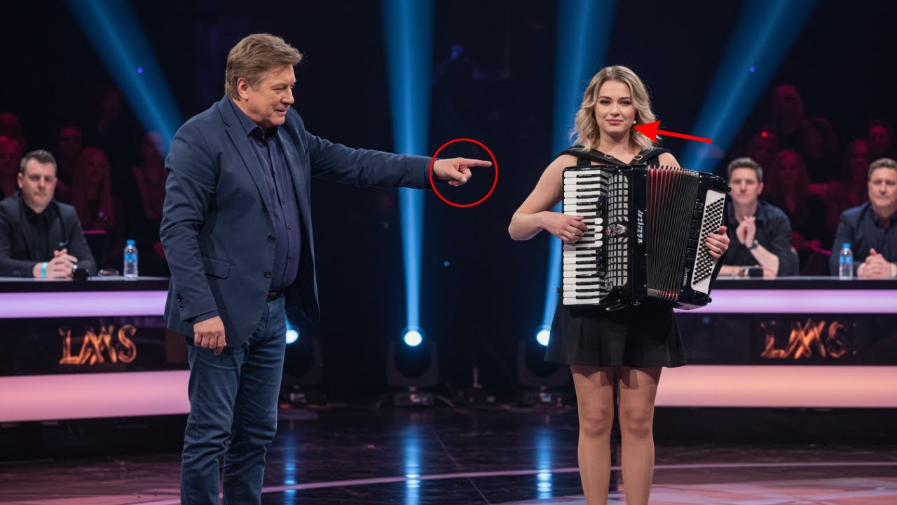 Słynny akordeonista wyzywa młodą Polkę do pojedynku na scenie… Jej gra sprawia, że jurorzy wstają