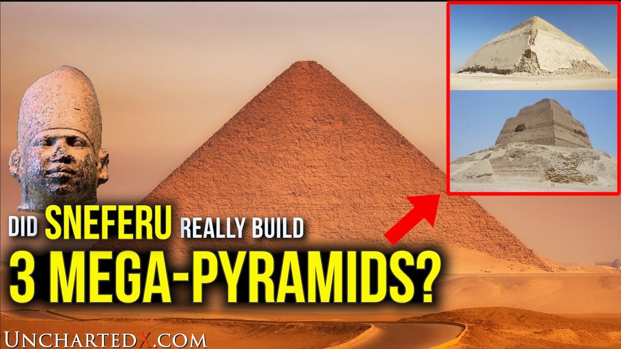 The Mystery of Sneferu and his 3 Huge Pyramids - and a full tour inside the Red Pyramid of Dashur!