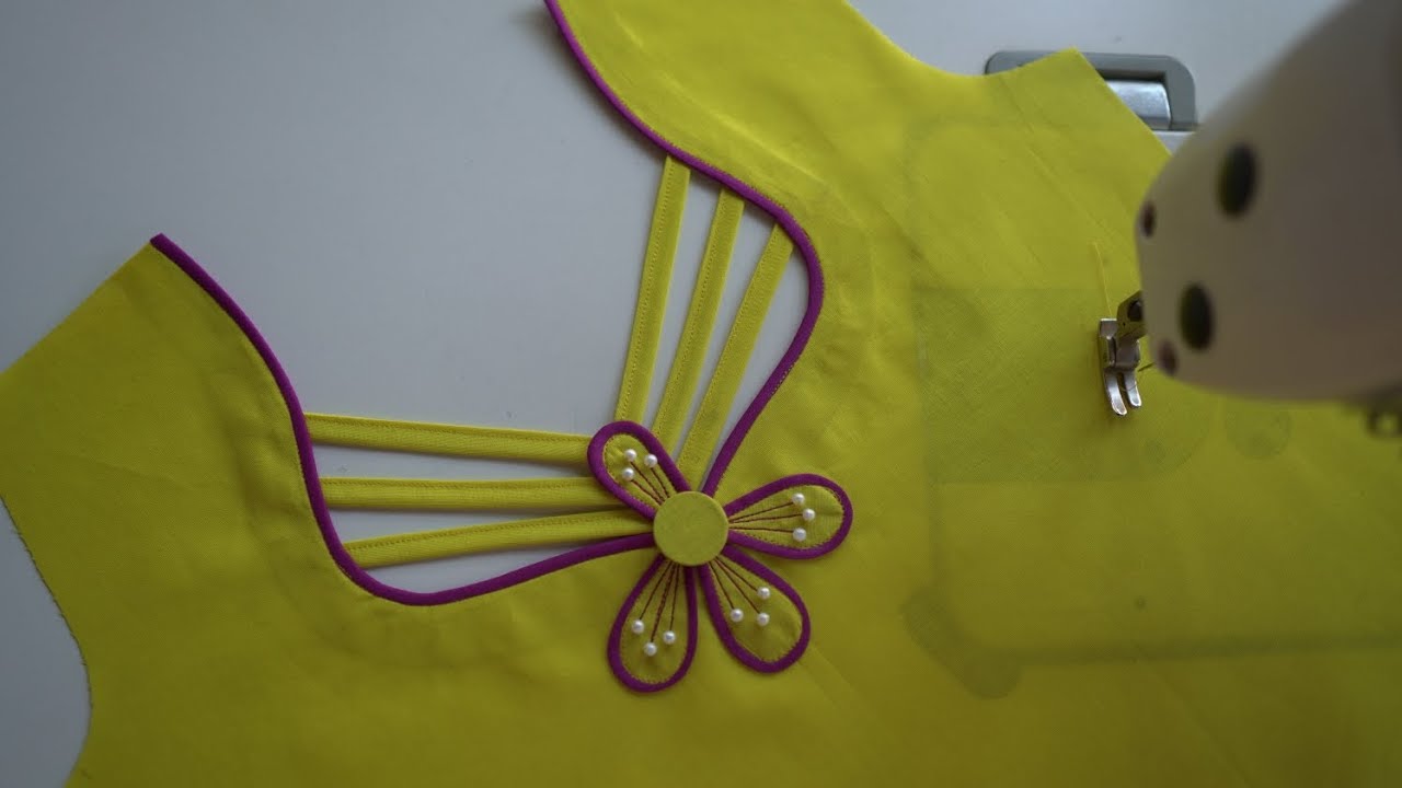 New stylish neck design for sewing lovers