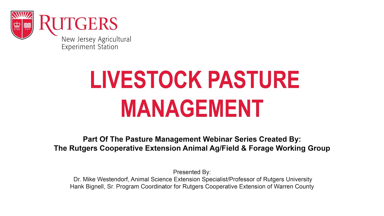 Livestock Pasture Management