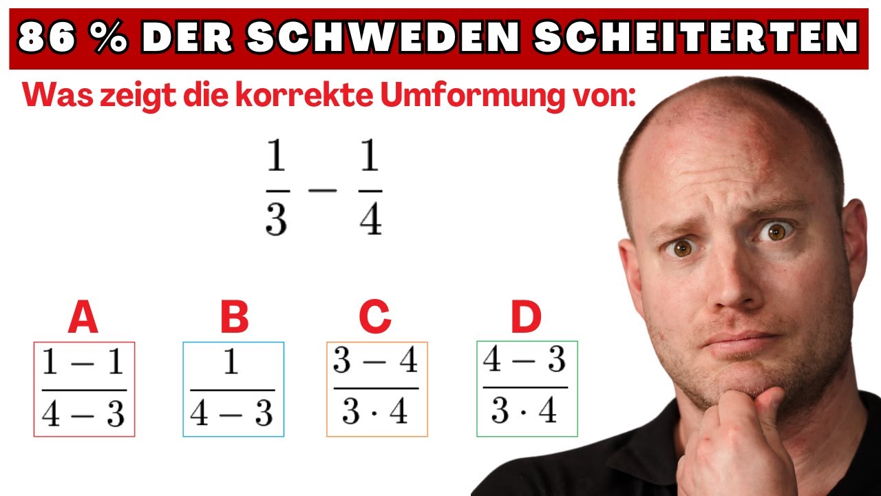 Mathe-Albtraum in der Bruchrechnung - welche Lösung stimmt?