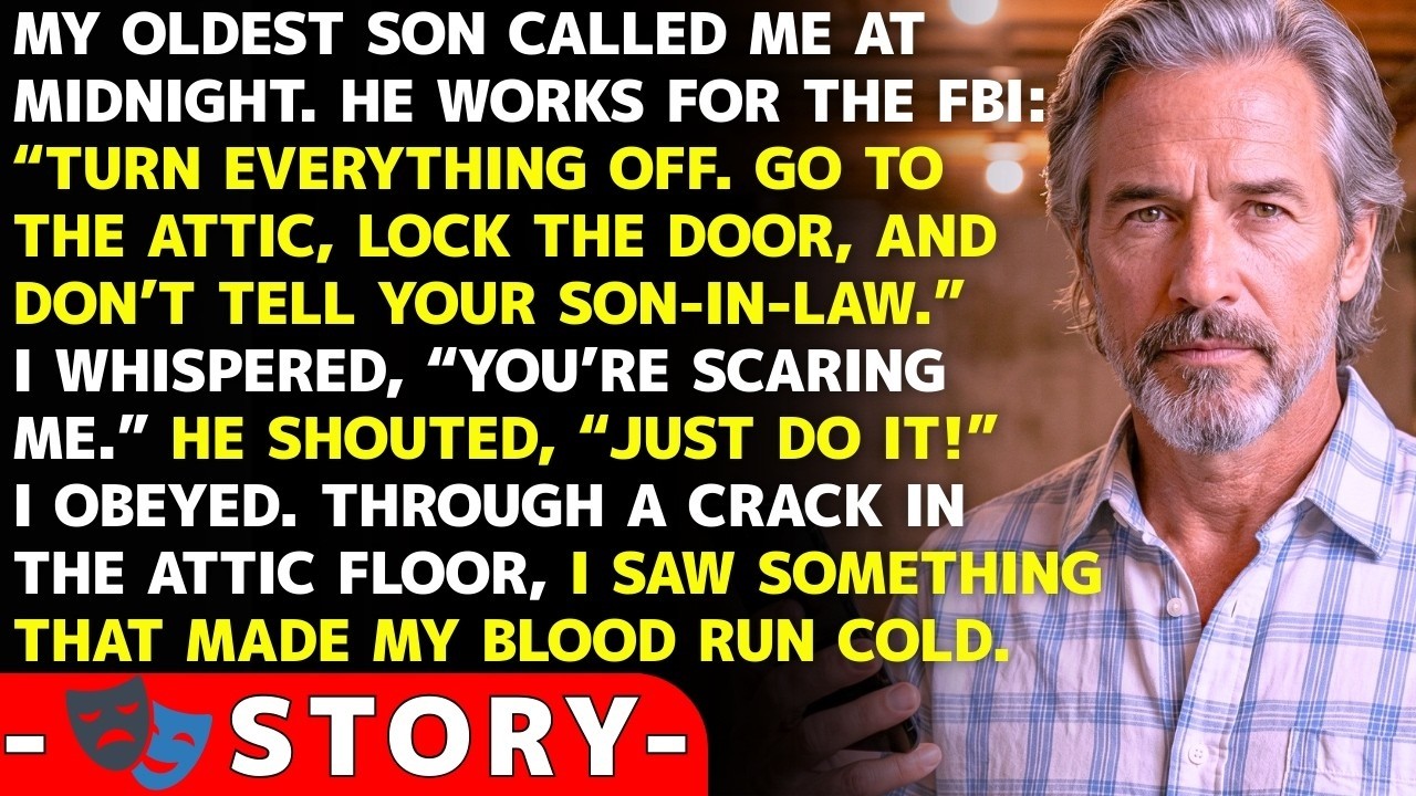 My Oldest Son Called at Midnight — He Works for the FBI — “Hide in the Attic. Right Now.”