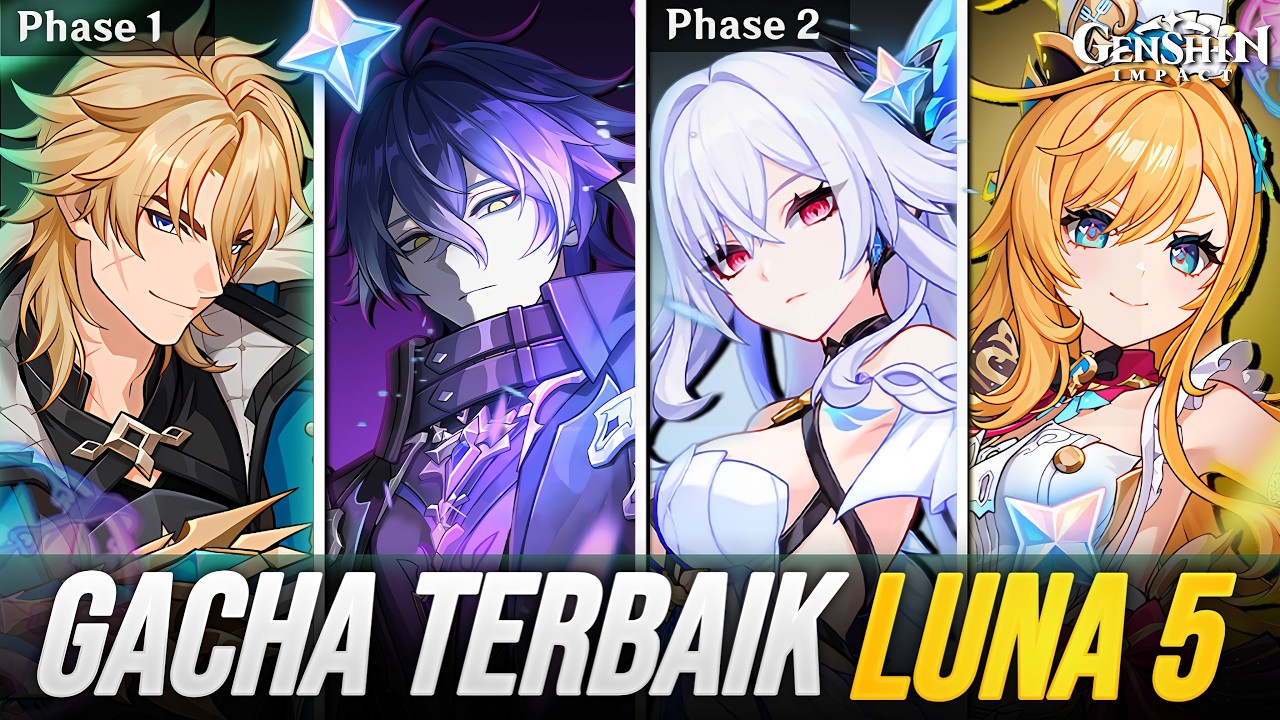 BANYAK BERUBAH! Banner Luna 5 Genshin Impact | Update Combo Skirk, Gameplay Flins, Varka, Escoffier