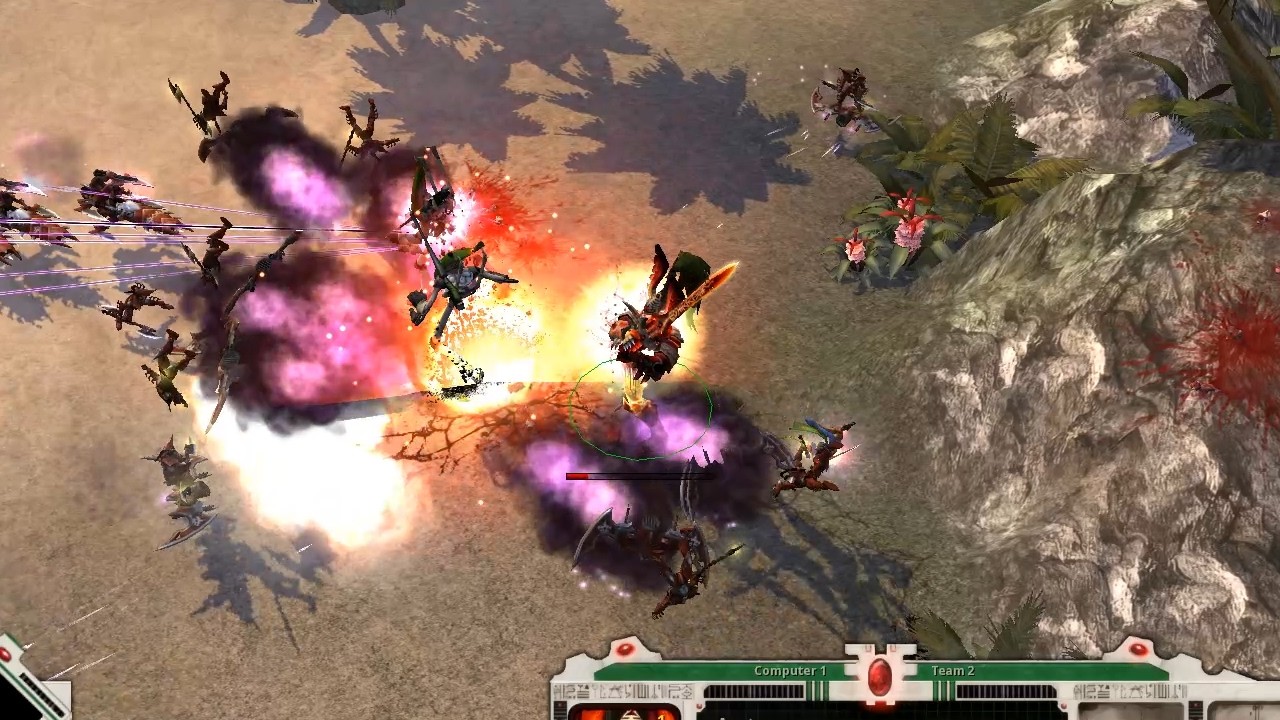 Dawn of War - Eldar vs Dark Eldar