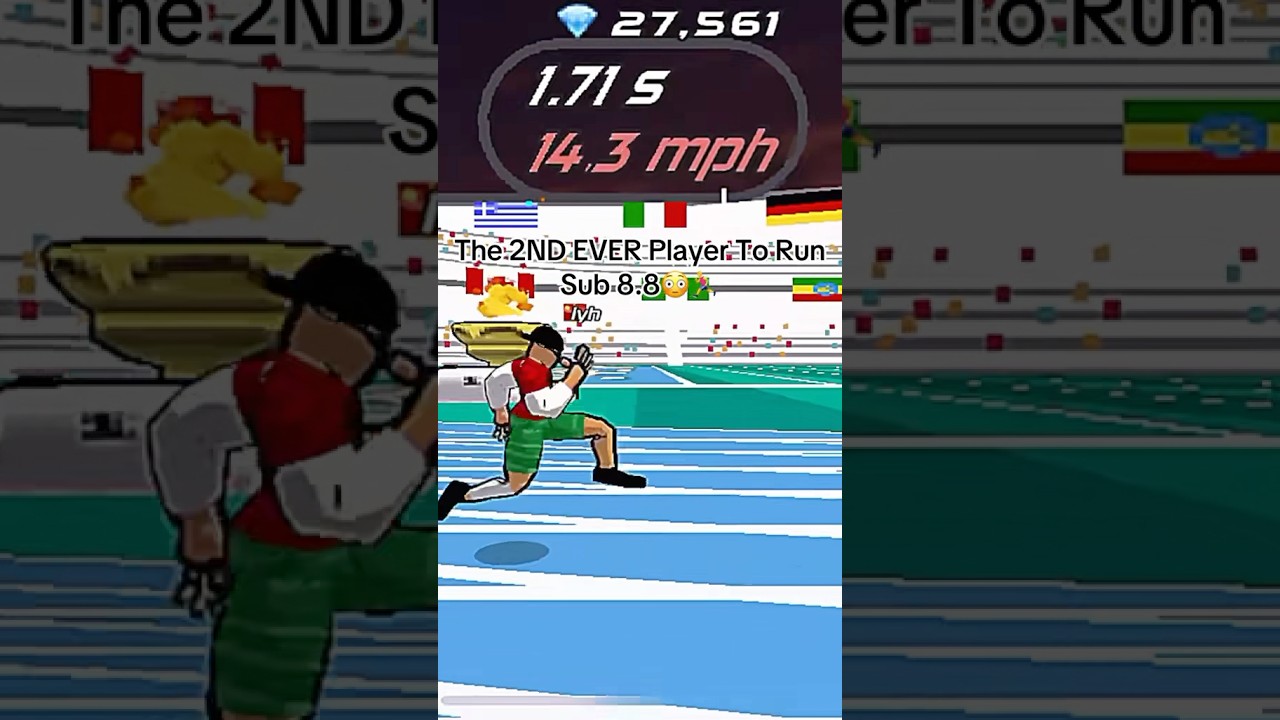 The 2nd EVER person to run 8.7😳🫨💨 