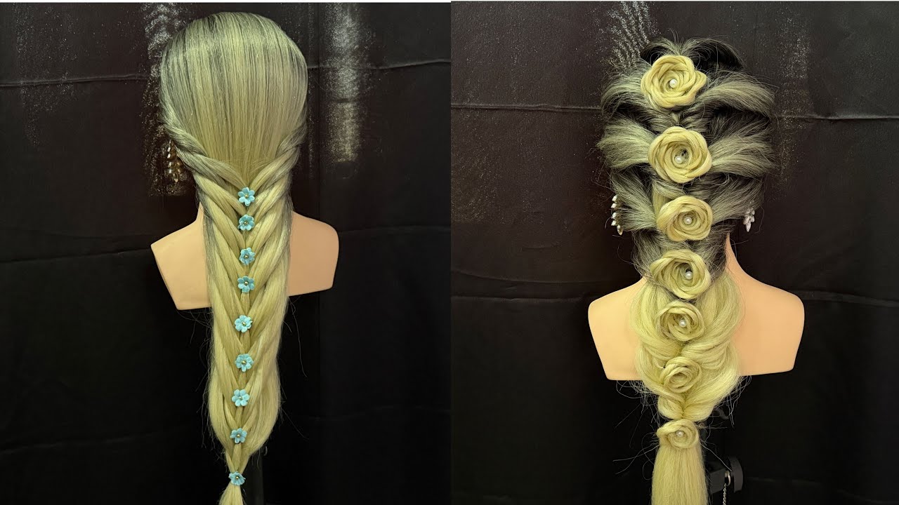 Lambe Baalon Ke Liye Stylish Hairstyle”#hairstyle #viral #braids #youtubevideo 