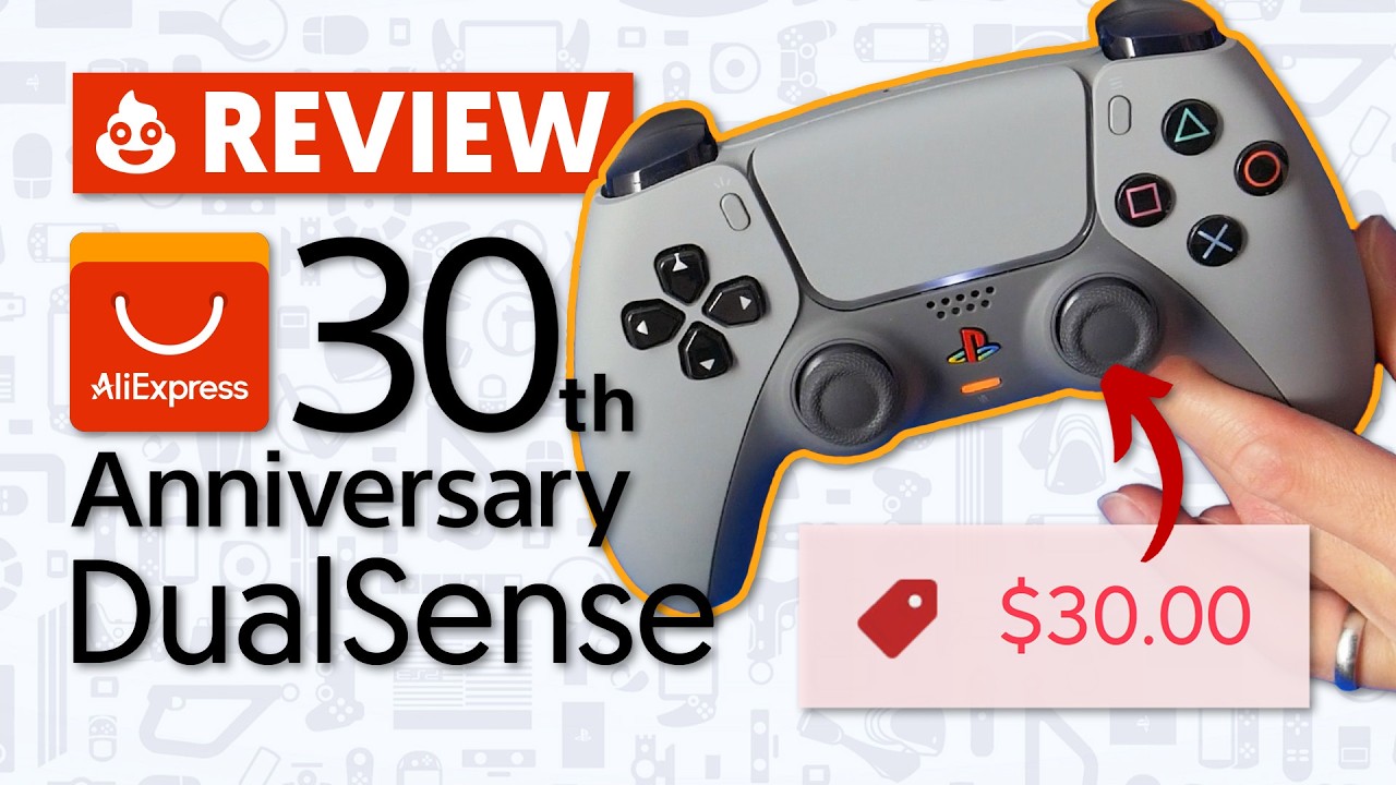 Мод корпуса DualSense к 30-летию AliExpress
