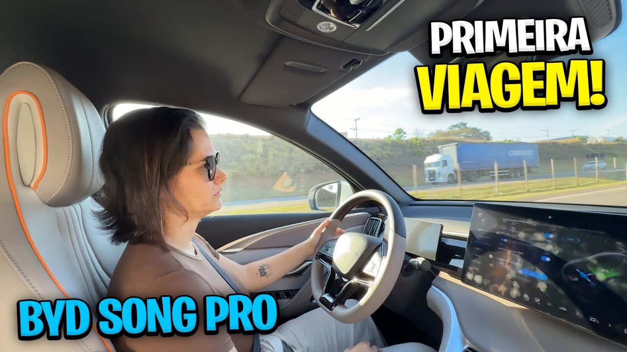 Primeira “VIAGEM” com nosso BYD SONG PRO no modo 100% ELÉTRICO 