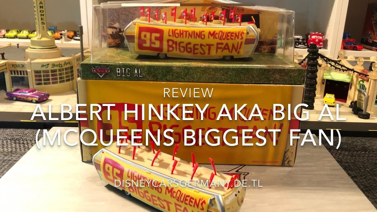 Disney Pixar Cars ALBERT HINKEY BIG AL LIGHTNING MCQUEENS BIGGEST FAN D23 Excl. | disneycarsgermany