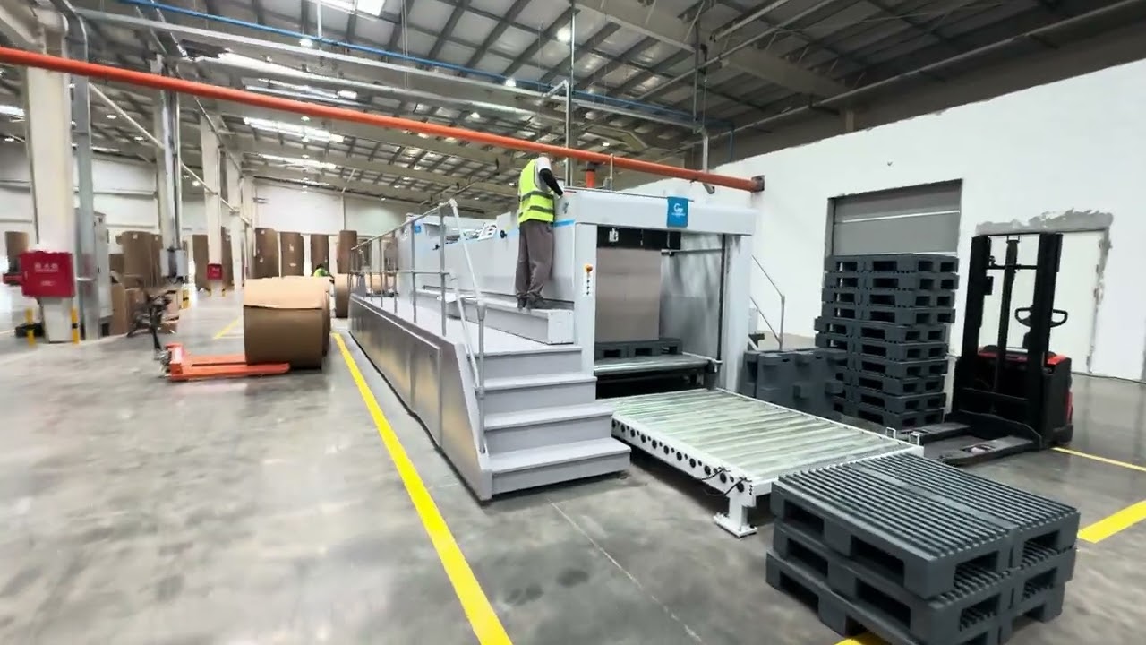 8th GW EUREKA Twin Knife Sheeter installed in Medical device company in China
