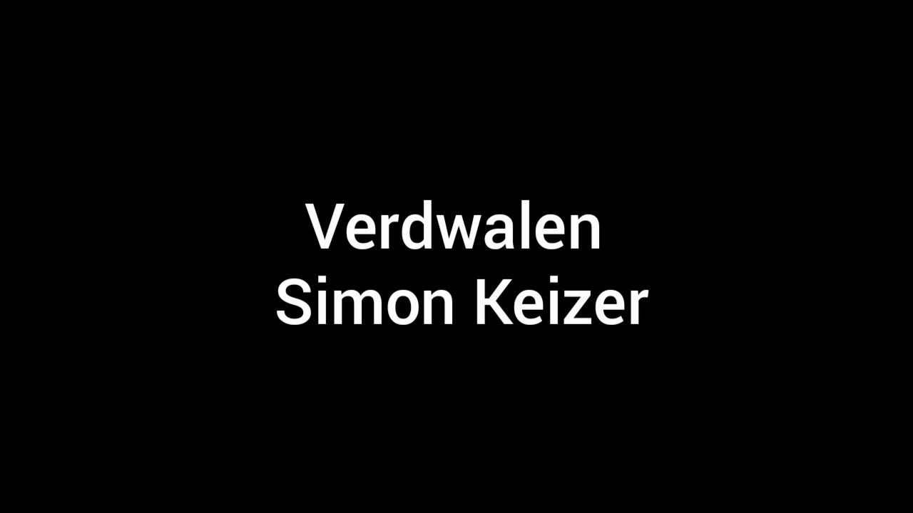 Verdwalen Simon Keizer | Lyrics