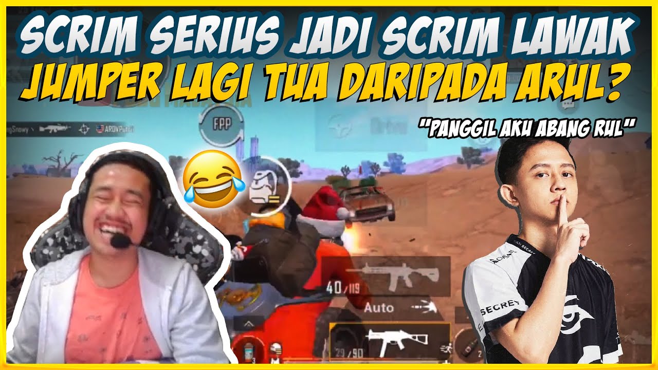 PAJAU ESPORT NGELAWAK DI SCRIM !! JUMPER SAMPAI TAK BOLEH SERIUS MAIN | PUBG MOBILE
