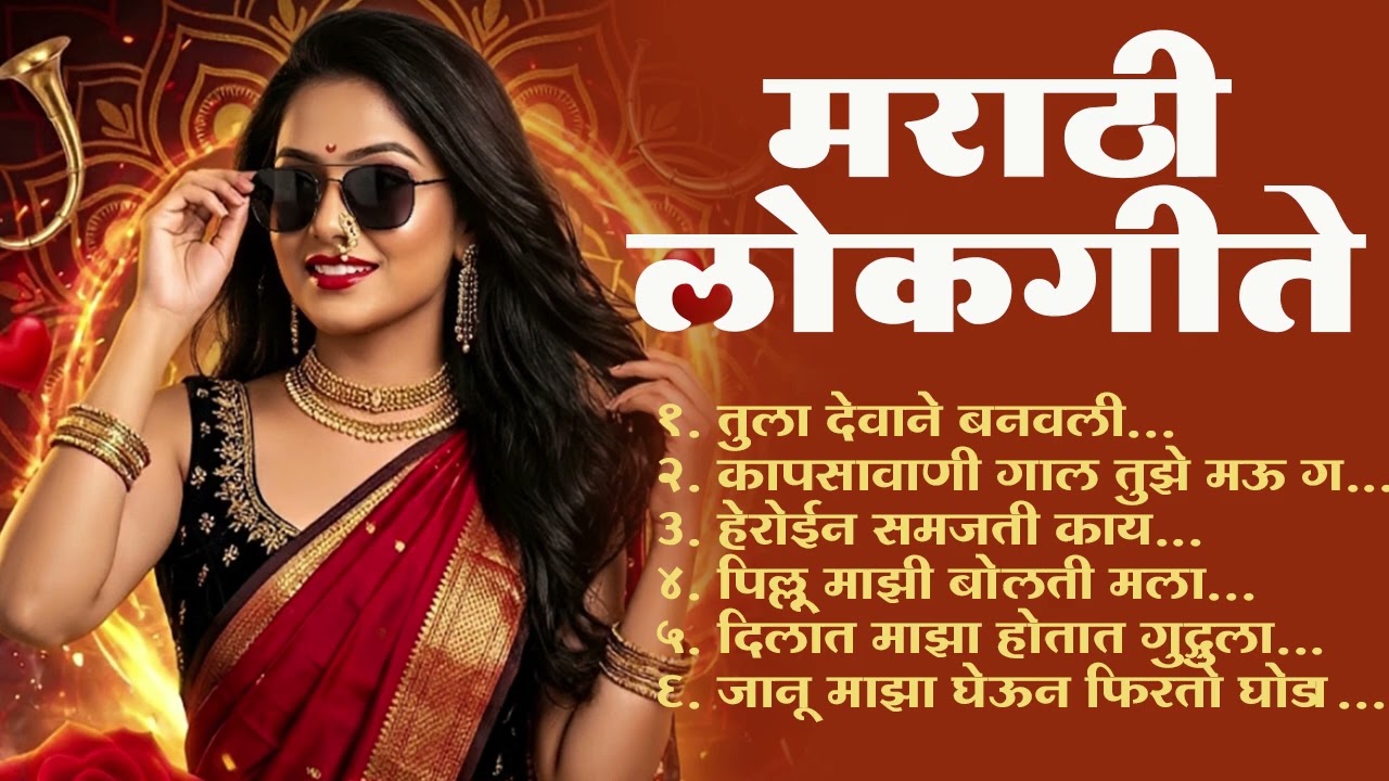 Marathi Lastest Lokhgeet💖Marathi Lokgeet 💖Audio Jukebox💖 Tula Devane Banvle 💖#lokhgeet