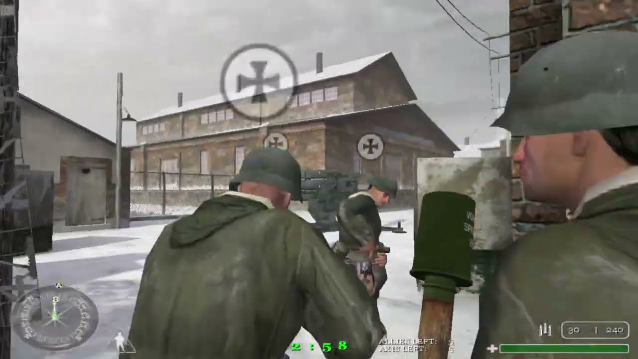 Team Redemption vs. 1shootad mp_harbor Call of Duty 1 match