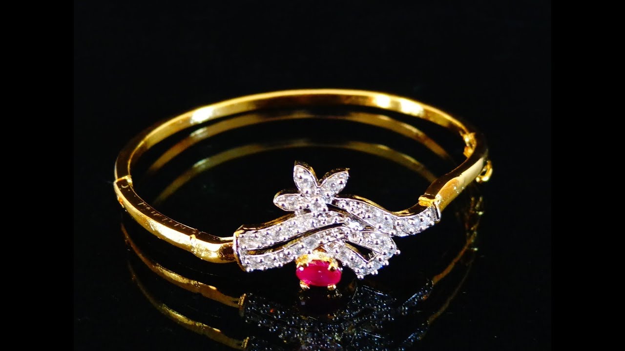 Beautiful Collection of Designer American Diamond Bracelets| Tennis bracelet | Gold Plated Bracelets
