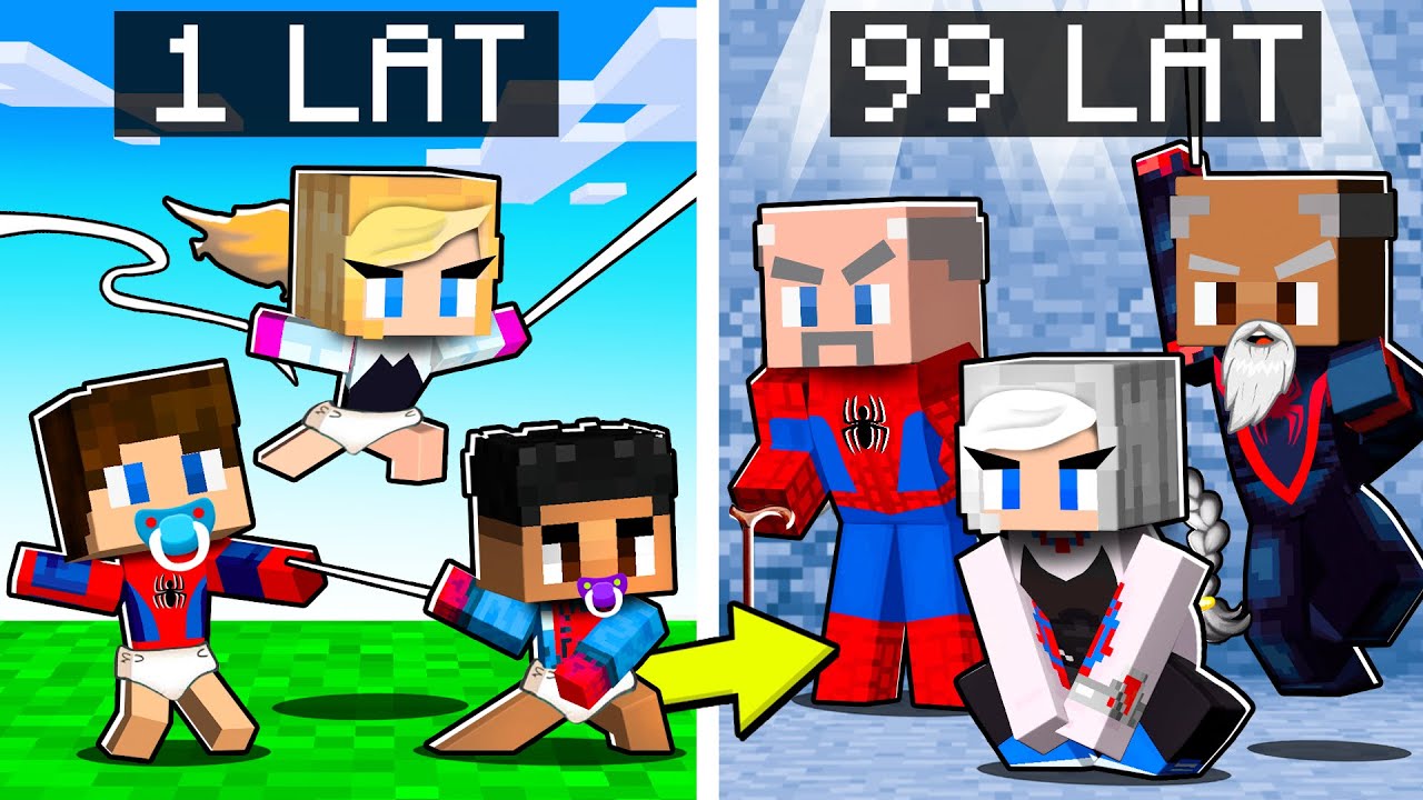 MINECRAFT, ale ŻYCIE SPIDERMAN&Oacute;W!