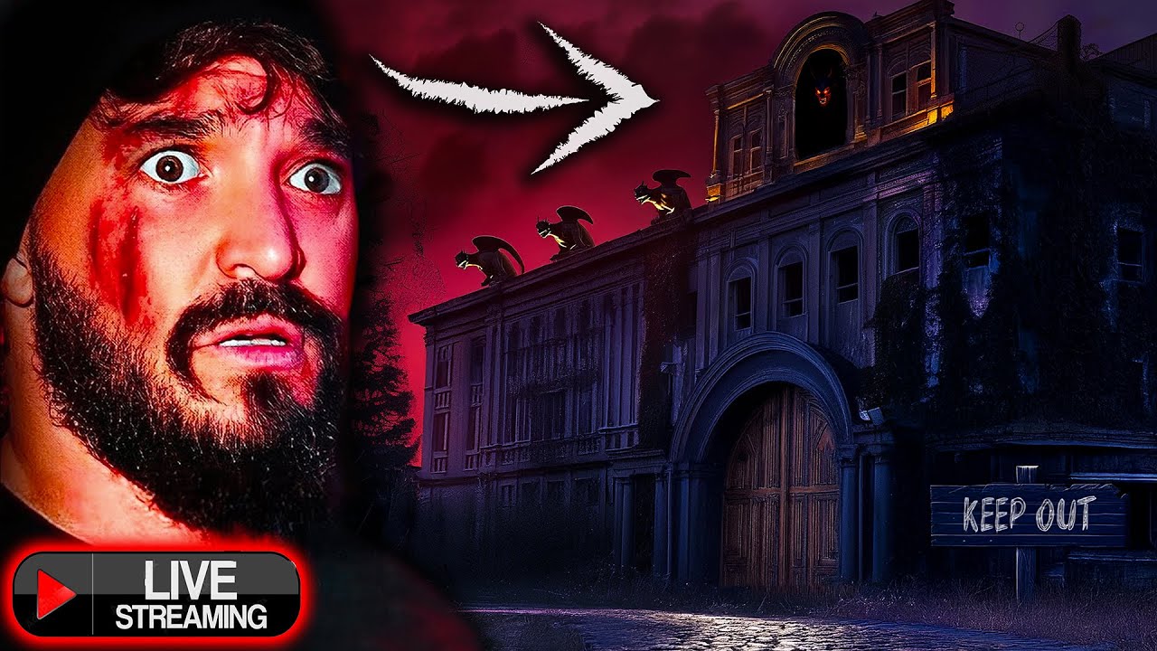 GHOST HUNTING in DEMONIC HAUNTED HOSPITAL *TERRIFYING LOCATION* (LIVE-STREAM)