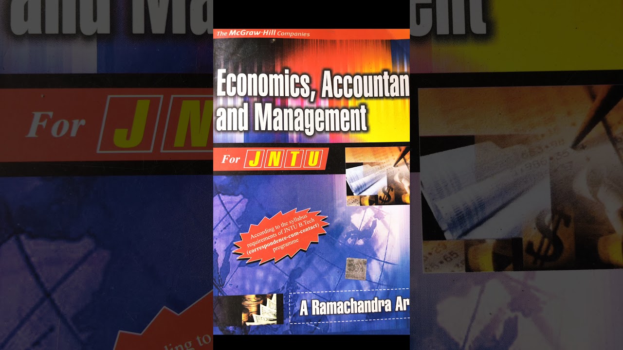 Books for management economics