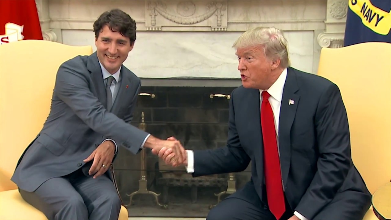 Watch Trump’s meeting with Trudeau at the White House