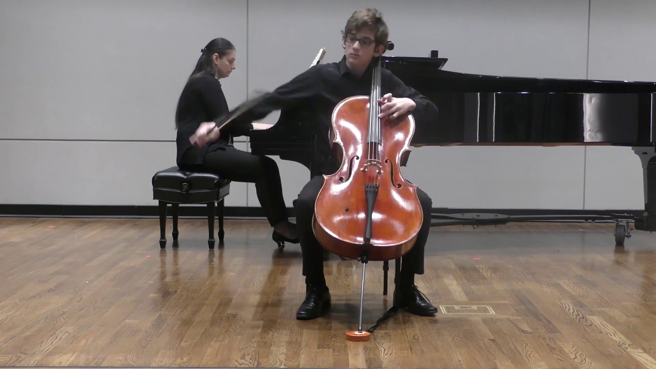 Joshua Kovac, 13 y.o., Group D, A. Dvorak: Cello Concerto in B Minor, I. Allegro