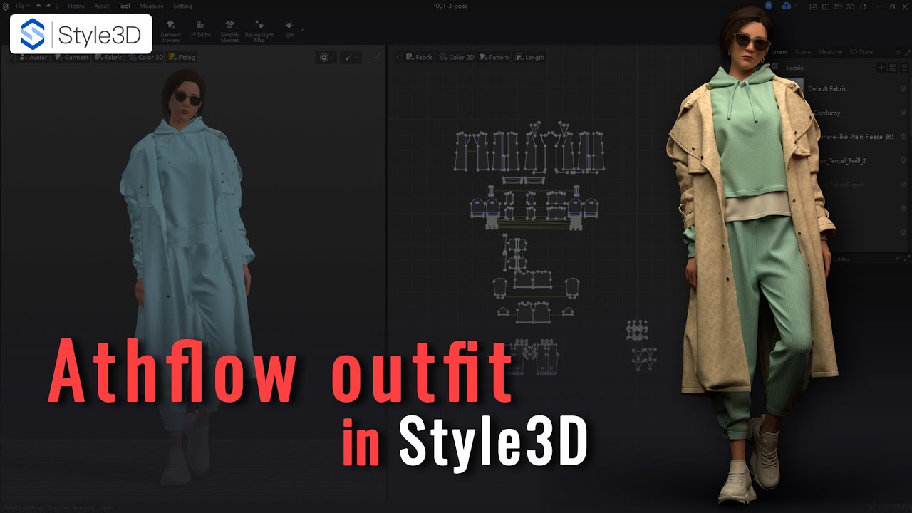 How to Create Athflow Outfit in Style3D