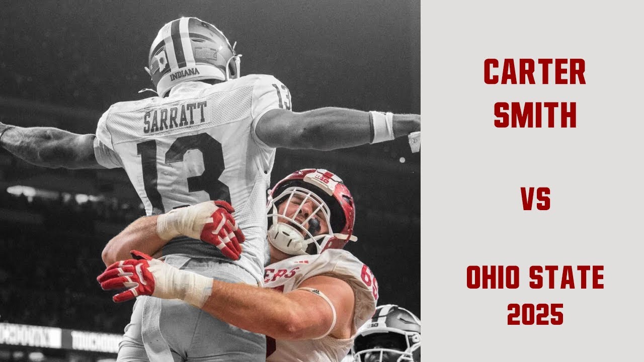 Carter Smith vs Ohio State 2025 B1G Champ