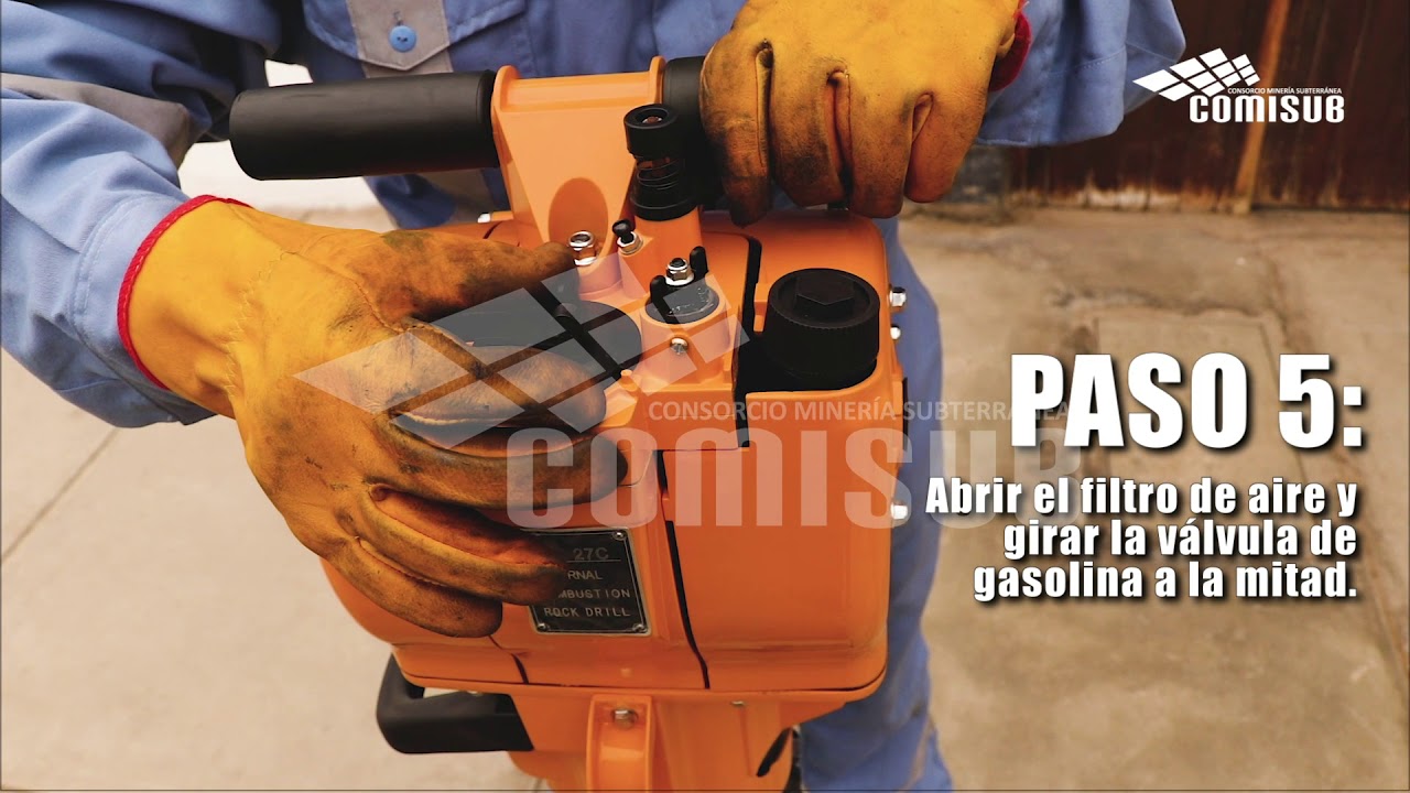 MANUAL DE USO MOTOPERFORAFORA YN27C | COMISUB