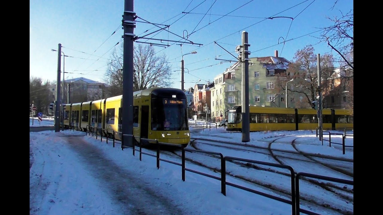 Dresden Straßenbahn Linie 26 11.01.2026