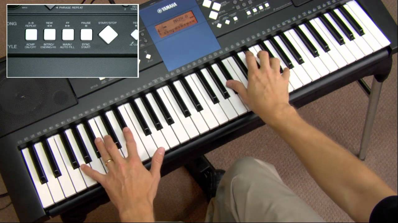 Intro to the PSR-E333 Panel Tour