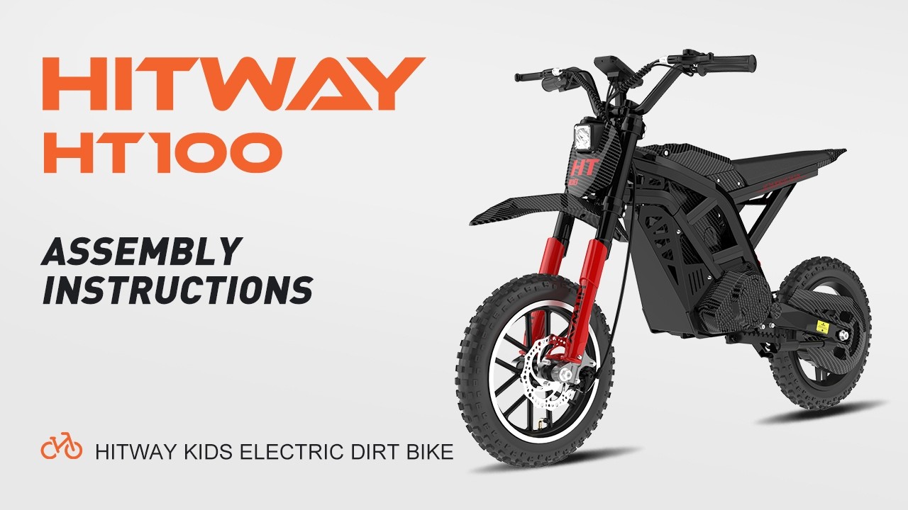 HITWAY HT100 Kids Electric Dirt Bike Assembly Tutorial | Step-by-Step Setup Guide