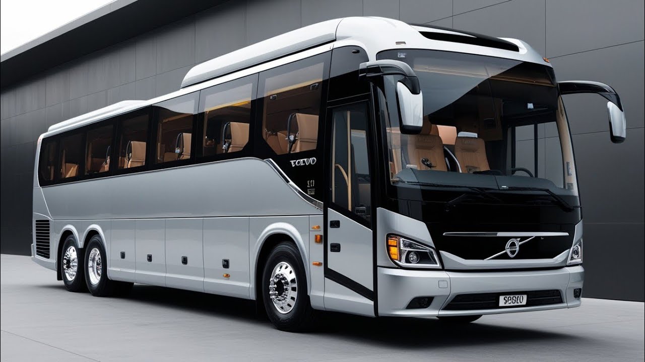 2026 Volvo 9600 expensive modern luxury bus officially unveil first look