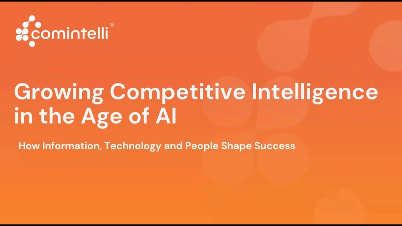 Growing Competitive Intelligence in the Age of AI
