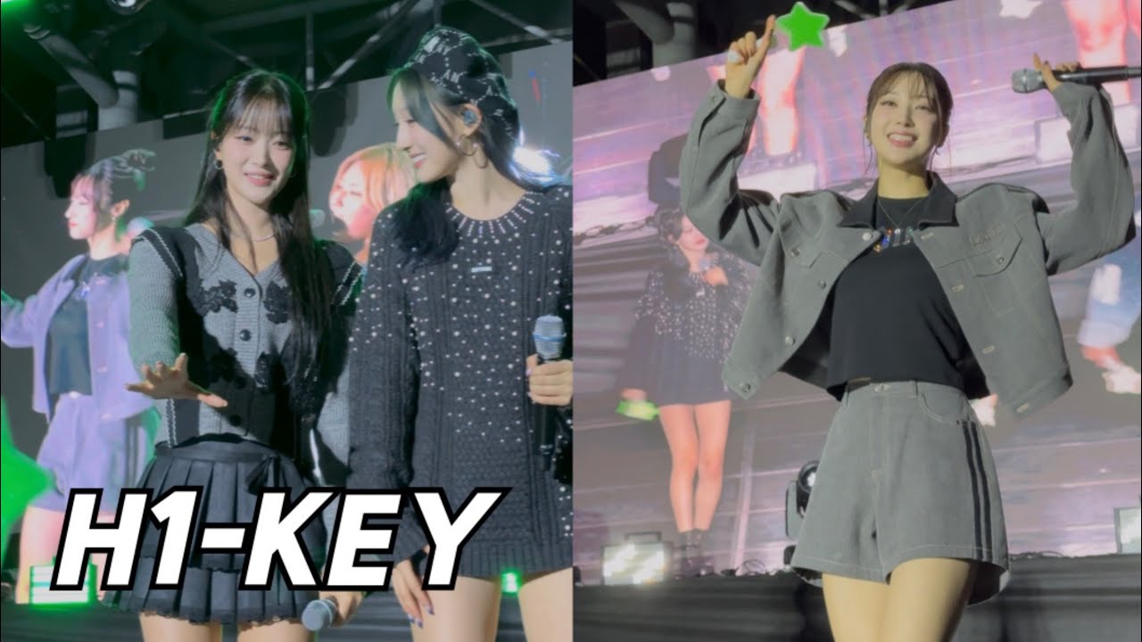H1-KEY 노래모음 | 하이키 대학축제 라이브 | 건물속에 피어난 장미..