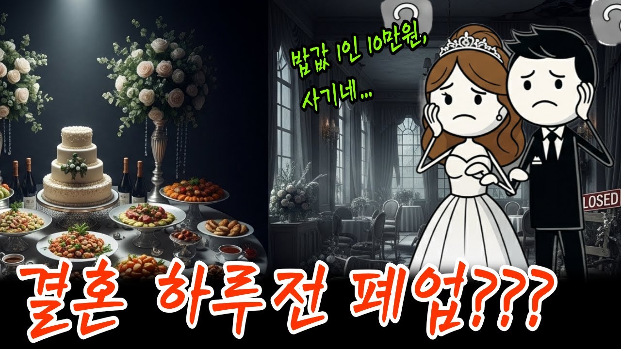 결혼식 망친 웨딩홀 폐업! 뷔폐 밥값의 충격적 진실