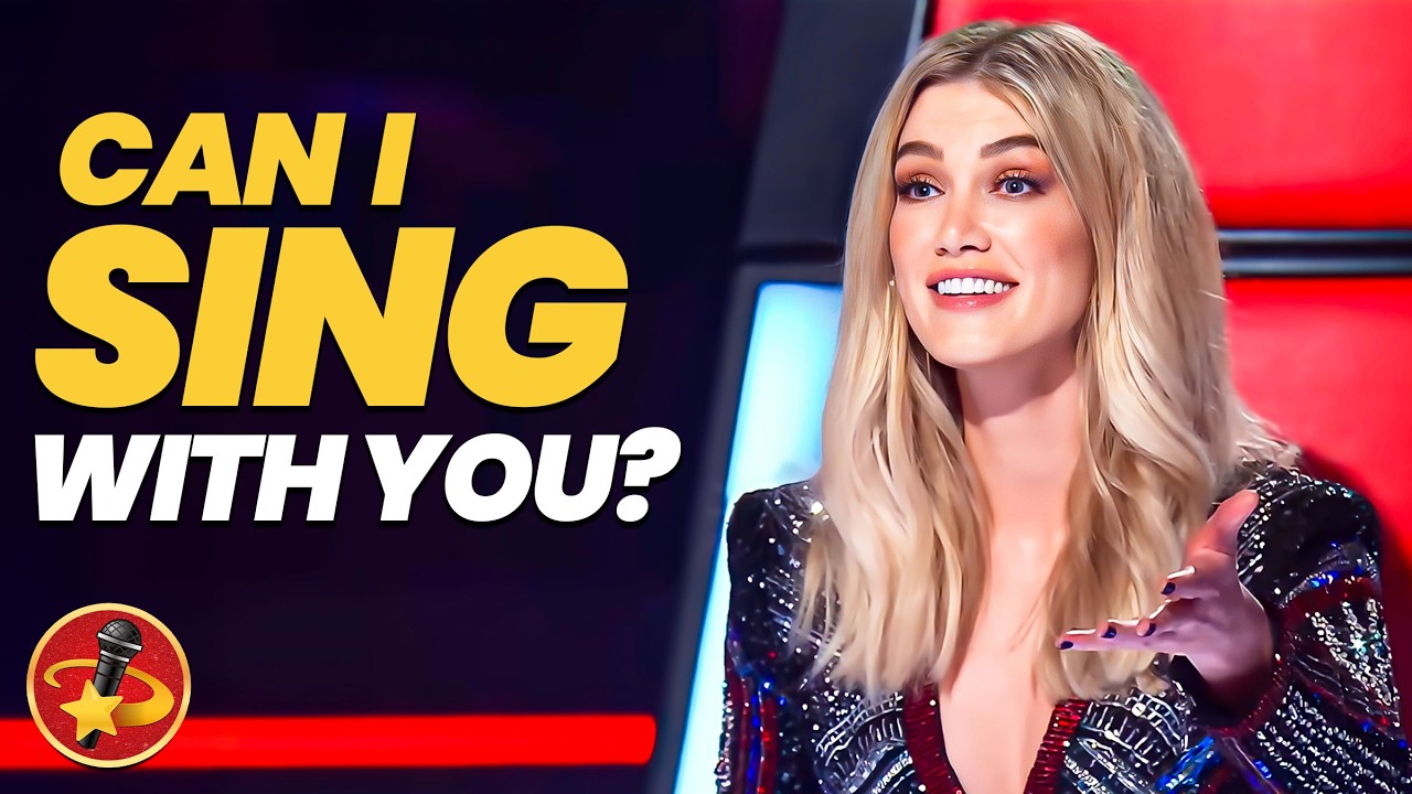 When Blind Auditions Turn Into COACH DUETS On The Voice!