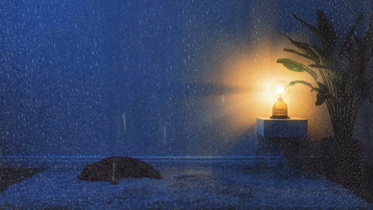 Rain & Crickets Night Ambience ( No Music) for Relaxing and Sleep | 🫁Just Breathe 