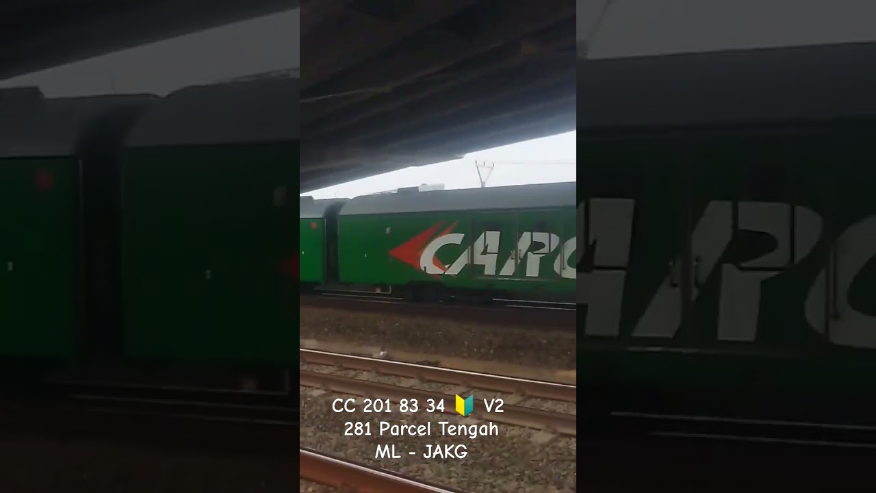 Parcel Tengah #menuju1ksubscriber #keretaapi #cc2018334 #vintage #kai #kaparcel