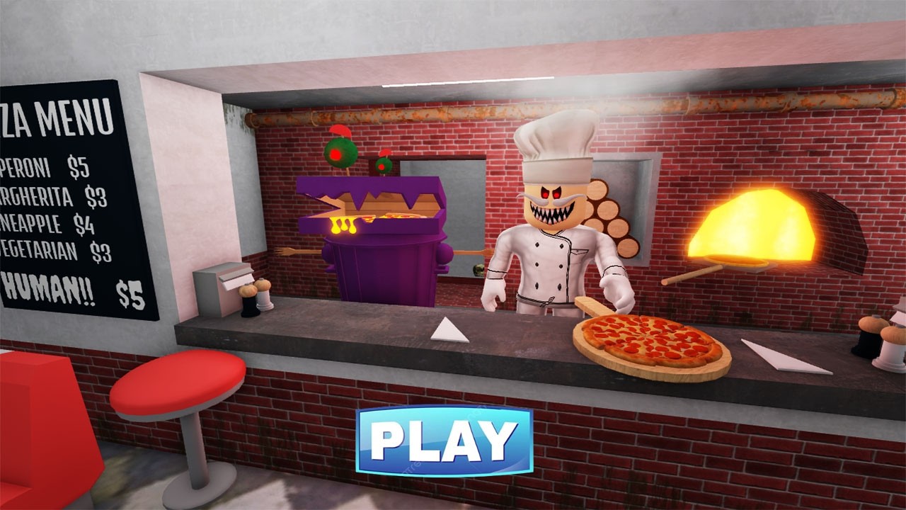 PAPA PIZZA WITH PIZZA ROBOT COOK NEW RECIPE OF PIZZA !! FULL GAMEPLAY #obby #roblox
