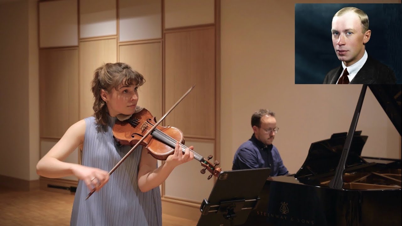 S. Prokofjew: Sonate Nr. 1 f-Moll für Violine und Klavier • Charlotte Thiele • Andrei Banciu