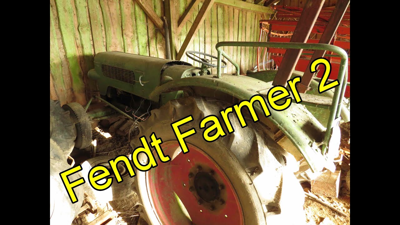 🚜 Lost Place - Fendt Farmer 2 im Wald vergessen - Dezember 2018 - # 006