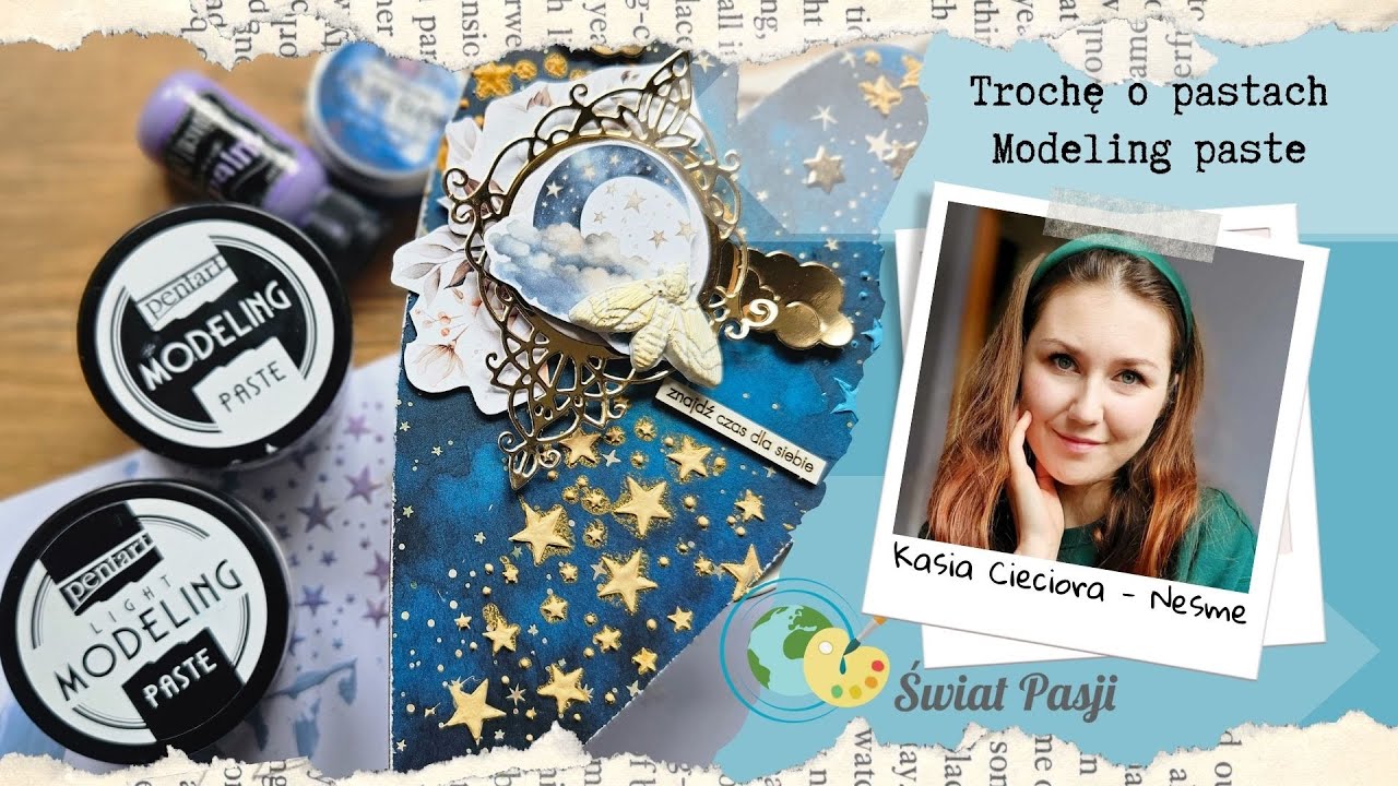 Pasta modelująca Pentart - modeling paste i modeling paste light