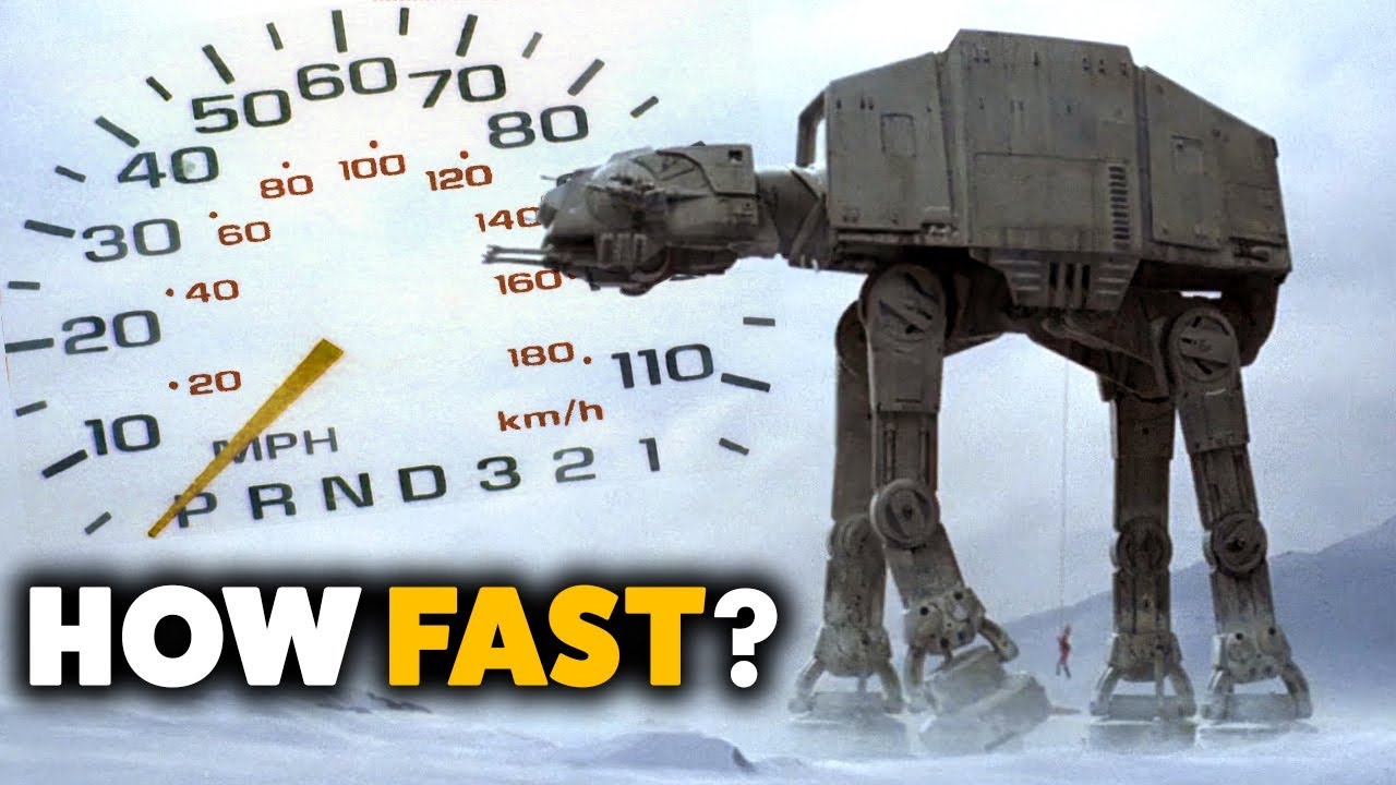 Анализ скорости шагохода AT-AT